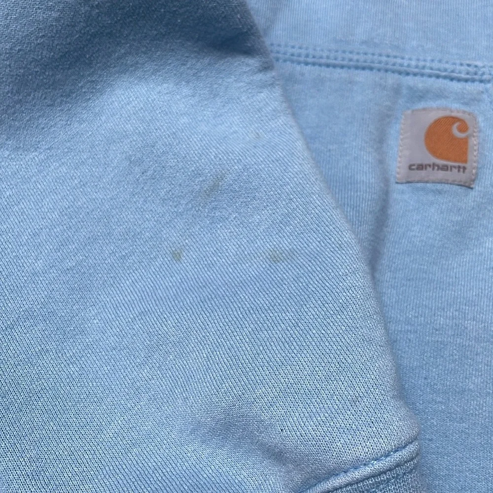 Carhartt Graphic Sweatshirt Hoodie Women’s Size Small Loose Fit From Fall 2022 - Picture 8 of 10